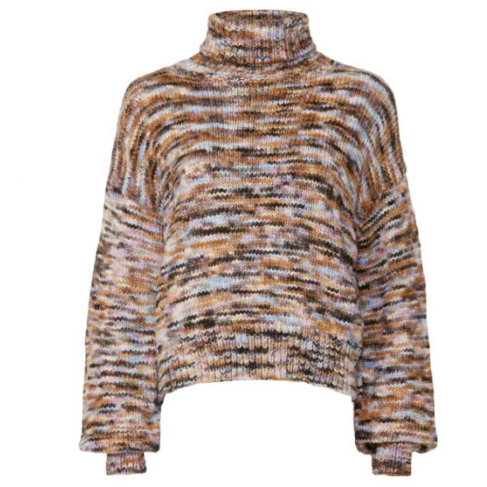 A.L.C Harper Marled Turtleneck Pullover Sweater - Picture 5 of 9